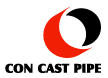 con cast pipe logo