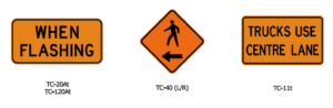 Guelph Temporary traffic signs